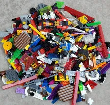 LEGO Bulk Lot 2.5+ Pounds Random Bricks Wheels Min Figs