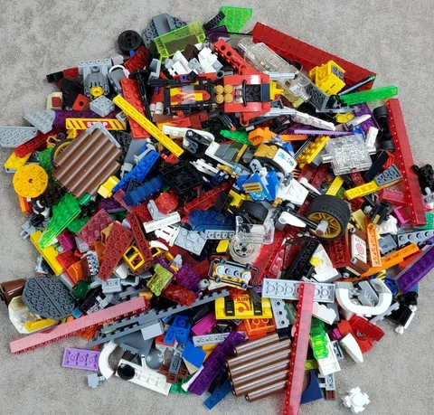 LEGO Bulk Lot 2.5+ Pounds Random Bricks Wheels Min Figs