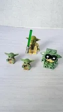lot of 4 lego yoda minifigure