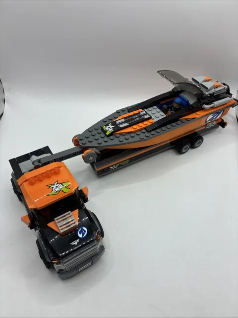 LEGO CITY: 4x4 with Powerboat (60085) No Box