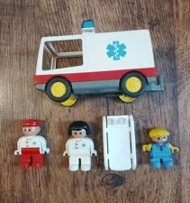 1994 Duplo Ambulance Set, made By Lego, #2682 Pre-owned