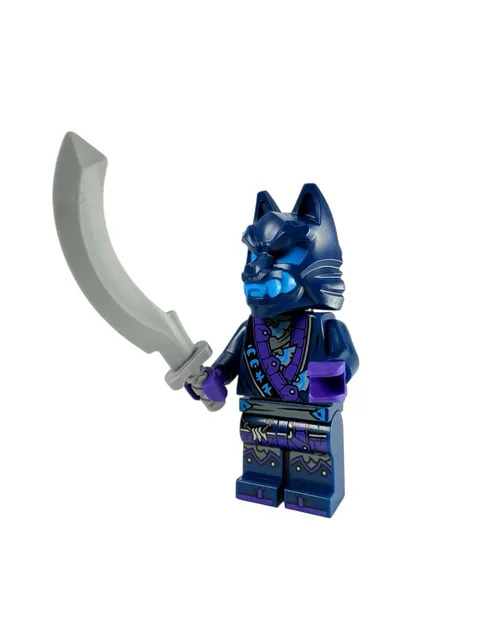 LEGO Ninjago Dragon's Rising WOLF MASK WARRIOR Minifigure w/ Sword Authentic New