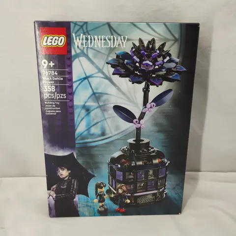 LEGO Wednesday Black Dahlia Flower Set With Mini Figures 76784 Factory Sealed