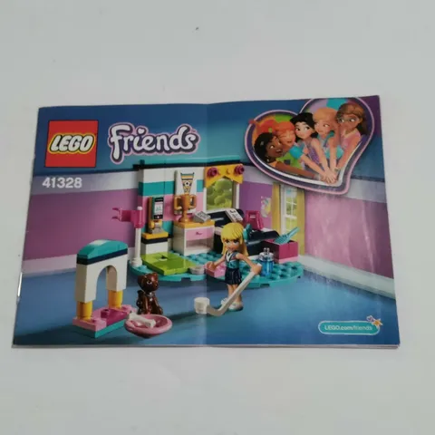 Lego 41328 Friends Stephanie's Bedroom Instructions Manual ONLY 