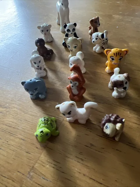 Lot Of 16 Little Lego Animals E3