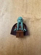 Lego Star Wars Kit Fisto - Dark Brown Cape Minifigure