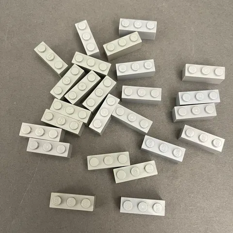 Lego 3622 Light Gray Replacement Parts Pieces Lot of 25