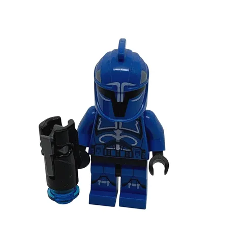 LEGO Star Wars Senate Commando Minifigure Blue Trooper Stud Shooter 75088 sw0614