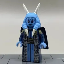 LEGO Star Wars Light Custom LC Blue Mas Amedda Variant Custom Minifigure Rare