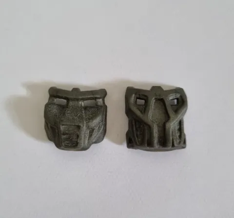 Rare LEGO Figure Bionicle Mask Krana Dark Grey Accessory
