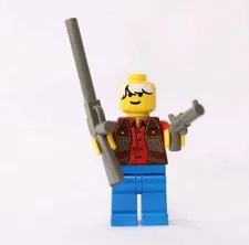 Cowboy Red Shirt 6769 6762 6765 Western Wild West Cowboys LEGO Minifigure Ww012
