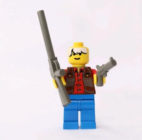 Cowboy Red Shirt 6769 6762 6765 Western Wild West Cowboys LEGO Minifigure Ww012