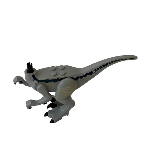 Lego Jurassic World Blue Velociraptor Minifigure Missing Head Dinosaur