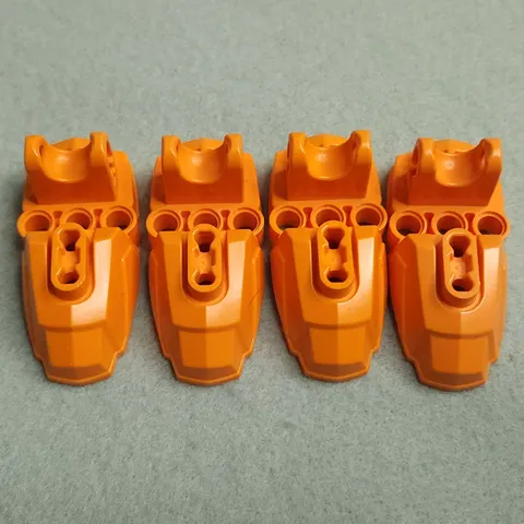 LEGO 90661 Foot with Ball Socket Hero Factory Orange x4 Genuine