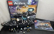 Lego Ultra Agents Ultra Agents Ocean HQ 70173 Retired Missing One Minifigure