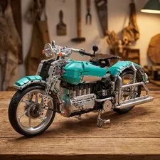 Cruiser Motorcycle Moc Technic 42130 42202 42170 76443 76335 60491 71838 Set