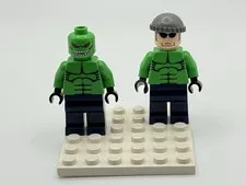 Lego Batman DS Killer Croc & Goon Minifigure Pad Printed On Official Parts