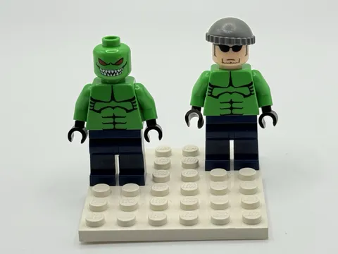 Lego Batman DS Killer Croc & Goon Minifigure Pad Printed On Official Parts