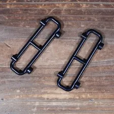 LEGO 2486 Black Bar 1 x 8 x 2 Fence Railing Ladder Qty 2 Pieces