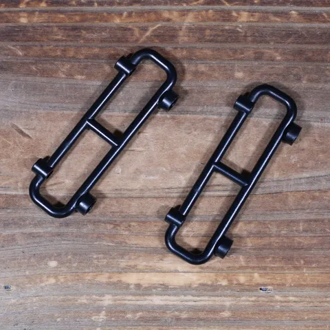 LEGO 2486 Black Bar 1 x 8 x 2 Fence Railing Ladder Qty 2 Pieces