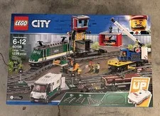 NEW LEGO City Cargo Train 60198 Remote Control Train Building Set Sealed Retired