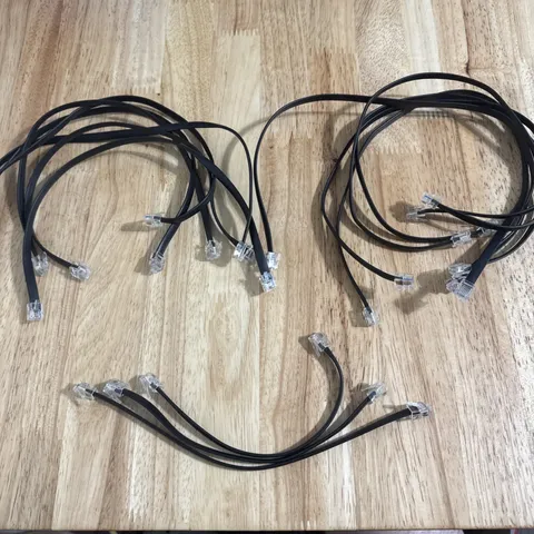 Lot of 14 LEGO Lot Pieces Mindstorms EV3 NXT Connector Cable Parts Mixed Lenghts