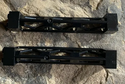 LEGO Support Girder Black 95347 2 X 2 X 10 Lot Of 2