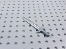 LEGO Flat Silver Great Sword Weapon Minifig AZ