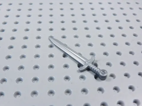 LEGO Flat Silver Great Sword Weapon Minifig AZ