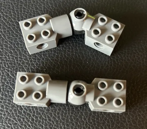 LEGO Technic Parts: Rotation Brick Set Part #48169 & 48170 Dark Bluish Gray