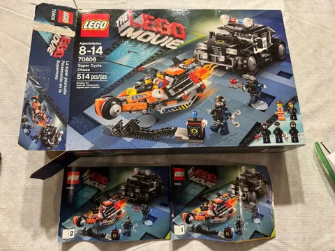 LEGO the LEGO Movie Super Cycle Chase 70808. Incomplete.  As Is