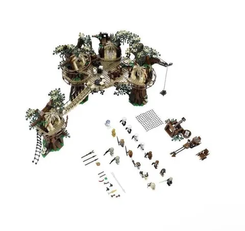 alt MOC Ewok village complete set no box read desc‼️