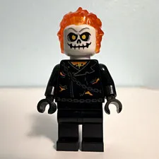 LEGO Ghost Rider Johnny Blaze Minifigure from set 76058