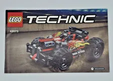 LEGO Technic 42073 BASH! pull back Race Car Instruction Manual Only 2018 Retired