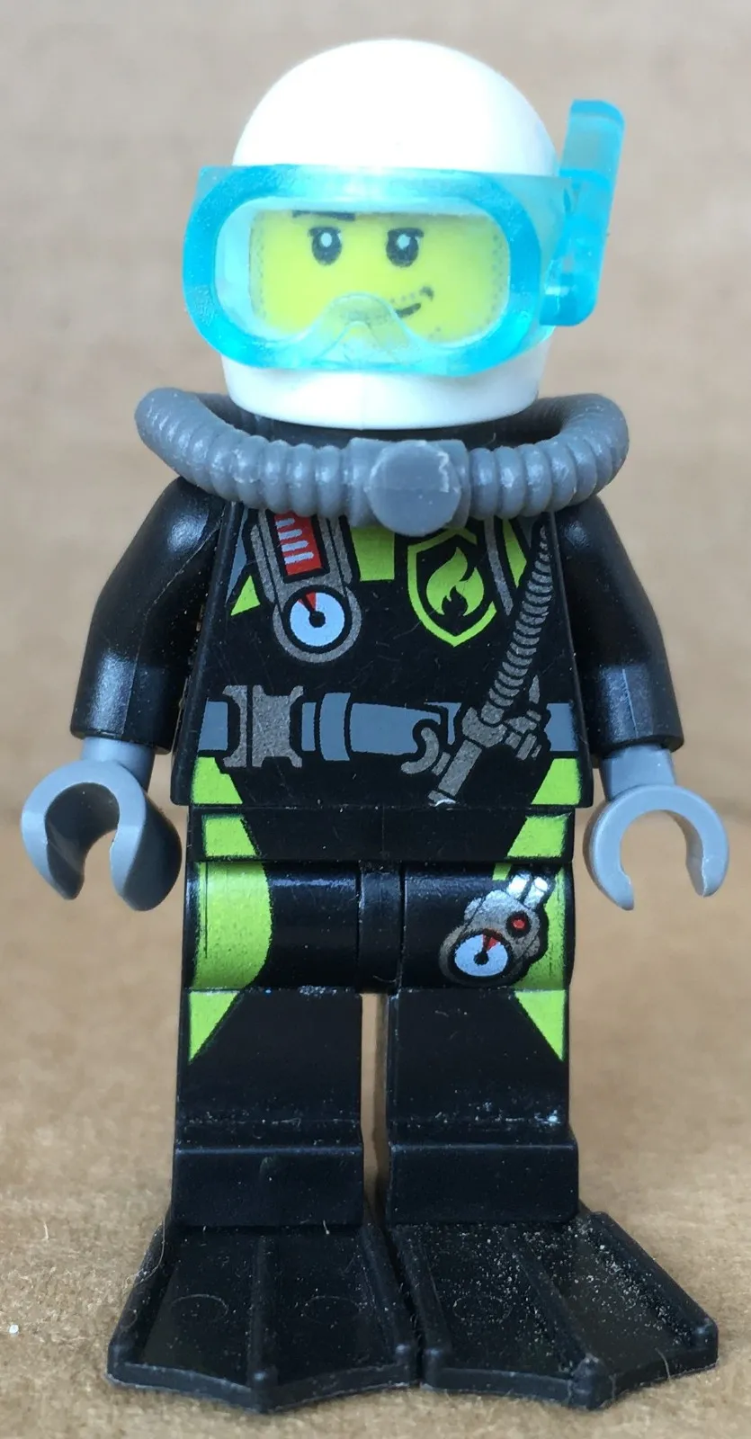LEGO® Minifigure Fire Diver Scuba Tank Set 60109 60106 - cty639 cty0639