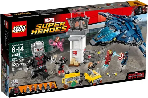LEGO0001 Marvel "Super Heroes" #76051 Captain America Hero Airport Battle MISB