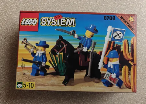 Vintage Lego System 6706 Wild West: Frontier Patrol Western new sealed in box