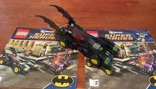 LEGO Batman 6864 Batmobile and the 2 face chase Batmobile only with instruction