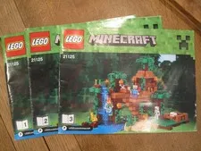 Lego Minecraft 21125 - Instruction Manuals Only