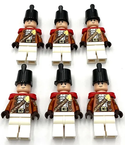 Lego New Imperial Guard Minifigures White Pants Pirate Captain Figures