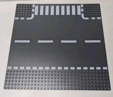 LEGO Town T-Intersection Road Baseplate 44341 Classic Dark Gray 32x32 Stud (10")