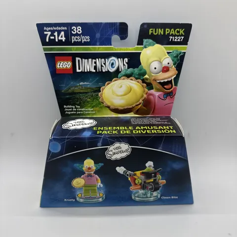 New Lego Dimensions 71227 Simpson's Krusty Clown Bike Fun Pack Sealed