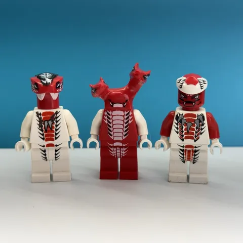 LEGO Ninjago Fangpyre Minifigures Lot Fangdam Snappa Fang-Suei 9445 9455 Njo0048