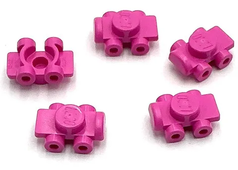 Lego 5 New Dark Pink Minifigure Footgear Roller Skates Parts