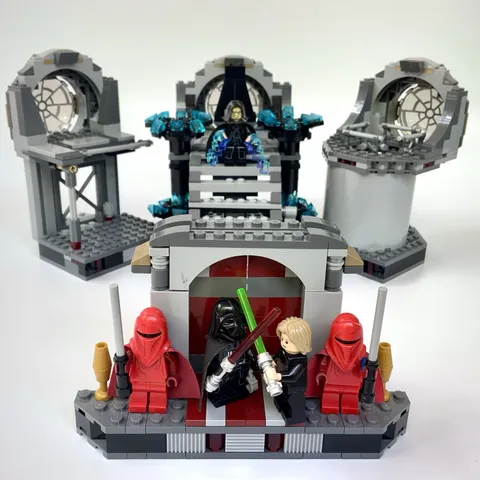 LEGO 75093 Star Wars Death Star Final Duel Set w/ Box Instructions Minifigures