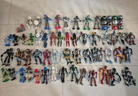 Vintage LEGO Bionicle Figures Lot
