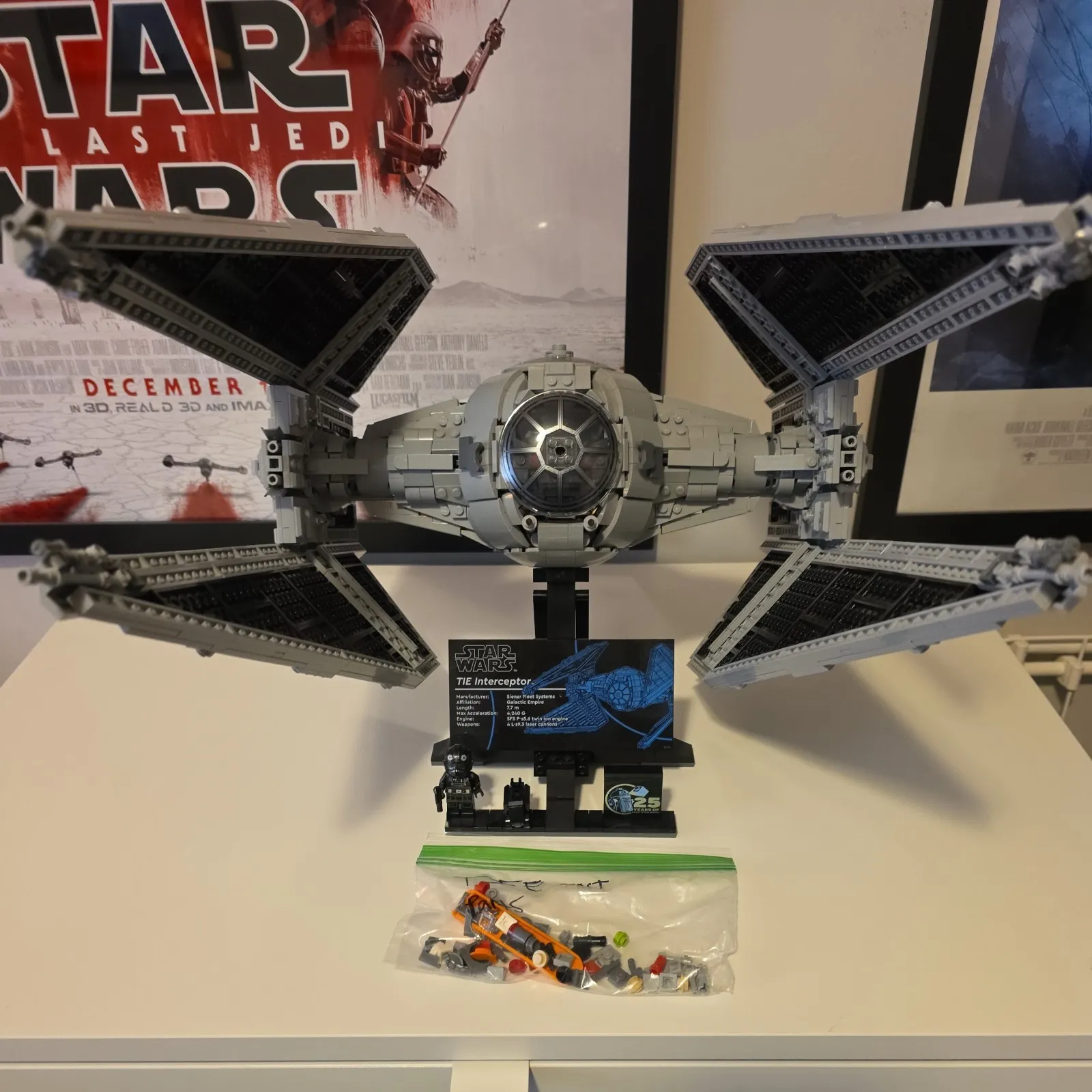 LEGO Star Wars Tie Interceptor Ultimate Collectors Series 75382 No Box/Manual