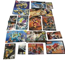 Vintage LEGO Instruction Manuals Lots Star Wars Booklets Technic Etc. 90s Mixed