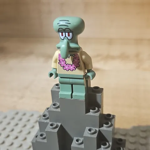 LEGO Plastic Minifigure Squidward - SpongeBob SquarePants Theme
