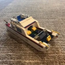 LEGO Boat/Yacht Complete Set, Assembled Model Only, Plastic Vehicle Build